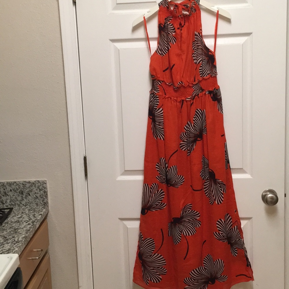 Maxi Sleeveless dress, size-0, lined,
